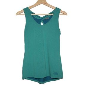 North Face Women's Teal Blue Tank Top Breeze Back Size XS